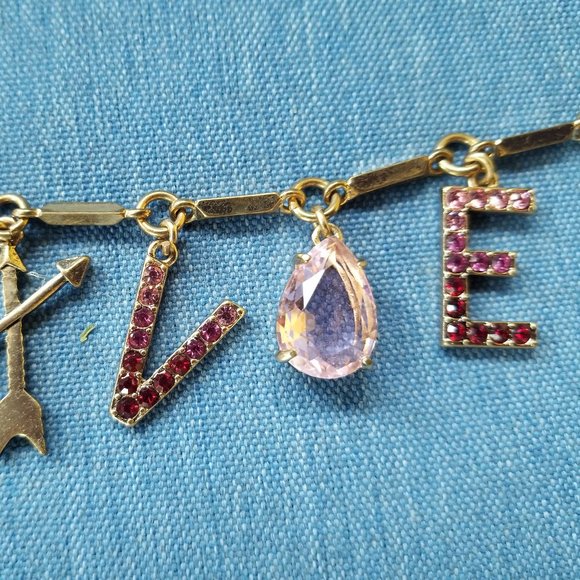 Betsey Johnson Necklace, Earrings, Bracelet "LOVE" Collection - NWOT - Picture 11 of 16